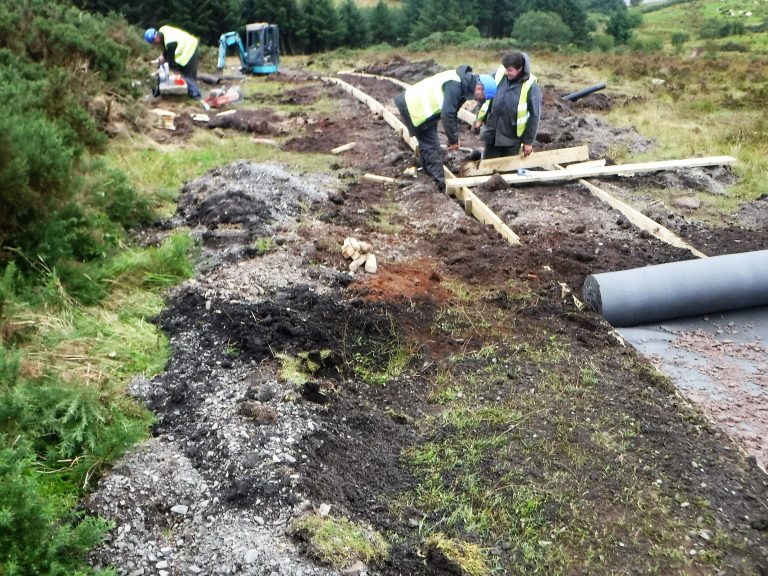 Topped Mountain Path Repair, Tempo