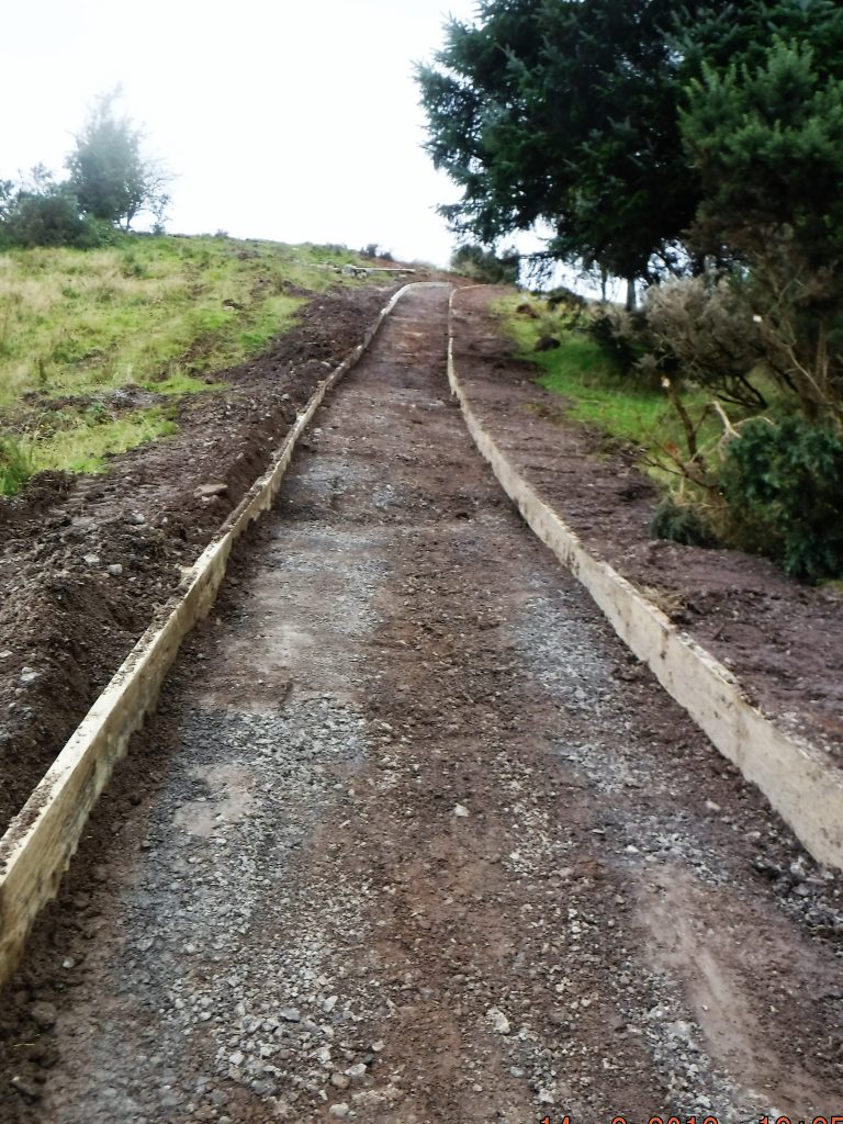 Topped Mountain Path Repair, Tempo